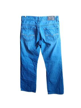 32x32 Vtg Y2K Helix Mens Boot Jeans Bootcut Denim Distressed Tear